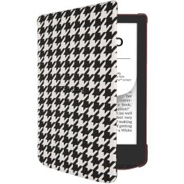 Pocketbook Funda Shell Series Verse +, Carcasa Rombhus print blanco y negro para Verse y Verse Pro