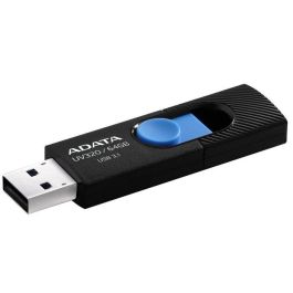 ADATA UV220 Memoria USB 3.1 de 64GB, Diseño Deslizante sin Tapa, Color Negro/Azul Precio: 12.59000039. SKU: B18LW94LCF