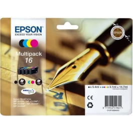 Epson C13T16264022 Cartucho Negro y Tricolor 14.7 ml Precio: 71.88999983. SKU: S7732718