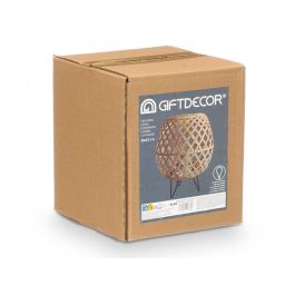 Giftdecor Lámpara de Sobremesa Ovalada de Bambú Natural 20x23x20 cm (6 Unidades) Giftdecor Lámpara de Sobremesa Ovalada de Bambú Natural 20x23x20 cm (6 Unidades)