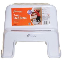 Dreambaby DRE9312742406875 Taburete con escalera 2 Up, Antideslizante y texturizado, hasta 80 kg para niños y adultos, Gris Dreambaby DRE9312742406875 Taburete con escalera 2 Up, Antideslizante y texturizado, hasta 80 kg para niños y adultos, Gris