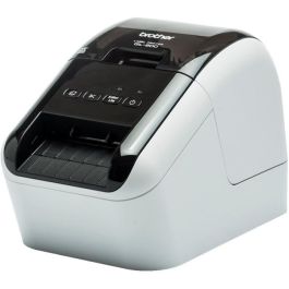 Brother Impresora Térmica De Etiquetas Ql800 - Tecnología Térmica Directa, Impresión Negro y Rojo, Hasta 93 Etiquetas/Min