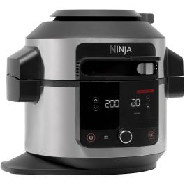 Ninja OL550EU Olla Eléctrica Multifunción 6L SmartLid Multi Cooker Foodi - 11 en 1, Cocina a Presión, Freidora de Aire
