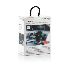 Soporte de Móvil con Cargador Inalámbrico para Coches Wolder InnovaGoods