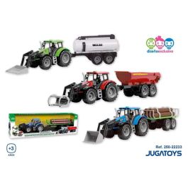 Tractor con remolque 52x9x7,5cm - modelos surtidos