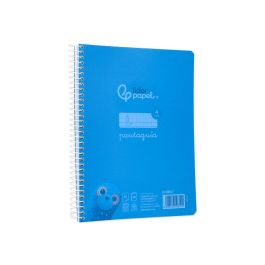 Cuaderno Espiral Liderpapel A5 Pautaguia Tapa Plastico 80H 90 gr Cuadro Pautado 4 mm Con Margen Color Azul Cuaderno Espiral Liderpapel A5 Pautaguia Tapa Plastico 80H 90 gr Cuadro Pautado 4 mm Con Margen Color Azul