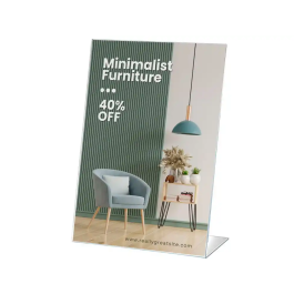 Archivo 2000 Expositor sobremesa DIN A5 vertical 55x150x210 mm PETG flexible transparente