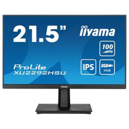 iiyama Monitor XU2292HSU-B6 54.5cm (21.5") Full HD IPS 100Hz HDMI DP USB Negro