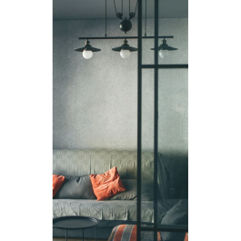 Burnaby Lámpara Colgante Metal Diseño Industrial SKD-P80008 Elegante Única para Hogar y Negocios