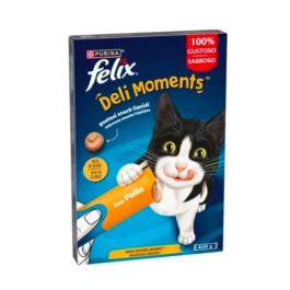 Purina Felix Deli Moments Paté para Gatos Sabor Pollo, 10 x 114 g Precio: 23.7900003. SKU: B1A6QG4BXT