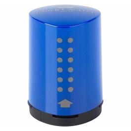 FABER-CASTELL Afilador Einfachspitzdose Grip 2001 Mini azul/rojo