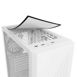 Sharkoon VS9 RGB Midi Tower PC Blanco con 2 Ventiladores Frontales 120mm y 1 Trasero 120mm