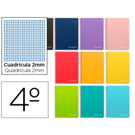 Cuaderno Espiral Liderpapel Cuarto Witty Tapa Dura 80H 75 gr Milimetrado 2 mm Colores Surtidos 10 unidades Precio: 16.3350003025. SKU: B1EDQQ39GM