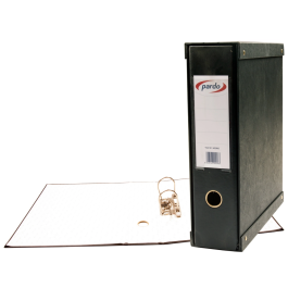 Pardo Archivadores de Palanca Folio 2 Anillas 70 mm Negro 350x100x290 mm