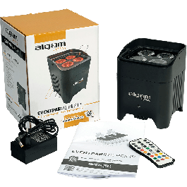 Algamlight Foco Par LED 4x12W RGB IP65 con Batería y W-DMX