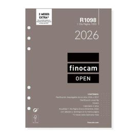 Finocam R1098 Recambio Anual Agenda Anillas Open 2 Días/Página 155x215 mm 2026 Precio: 13.50000025. SKU: B1ASMEFV7E