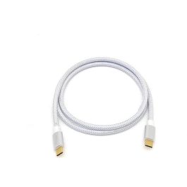 EQUIP 128355 Cable USB-C 3.2 a USB-C Macho Macho 0.5m 10Gbps 100W 5A 4K/60Hz Blanco