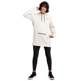 Sudadera sin Capucha Mujer Burton Oak Long Pullover Hoodie Blanco