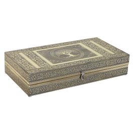 Joyero Indio DKD Home Decor Champan Blanco 20 x 7.5 x 38 cm