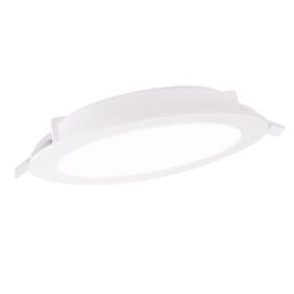 Placa LED Circular 6W 710Lm 6500K 125mm Ultrafina Larga Duración 30000h Empotrable Falso Techo IP25 Uso Interior WR-HLPC-RR-6W-CW