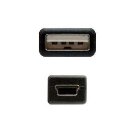 Nanocable 10.01.0400 Cable USB 2.0 Macho USB-A a MiniUSB 5 pines, 0.5 metros, Negro Nanocable 10.01.0400 Cable USB 2.0 Macho USB-A a MiniUSB 5 pines, 0.5 metros, Negro