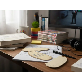 Imaginovo Bloc Notas Adhesivas Gato con Mensaje Trasero 20 Hojas 85x164 mm