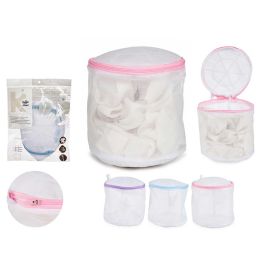 Bolsa Lavadora Redonda 16 cm - Surtidos Colores Transparente, Azul, Morado, Rosa - Arte Regal (48 Unidades) Precio: 53.49999996. SKU: S3600702