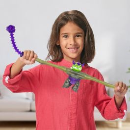 Goo Jit Zu Figura de Acción Elástica Stretch Strikers Deluxe Rock Jaw, Estira hasta 3 Veces su Tamaño