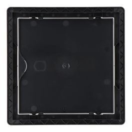 Edm Tapa de Registro Cuadrada Empotrable ABS Gris Antracita 15x15cm