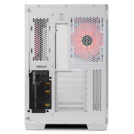 NOX Hummer Astra Midi Torre PC Blanco, Cristal Templado, 4 Ventiladores ARGB, Compatible con ATX/ITX/Micro ATX, NXHUMMERASTRAWH