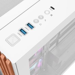 Thermaltake View 380 WS ARGB Midi Tower Blanca PC Caja con Iluminación ARGB