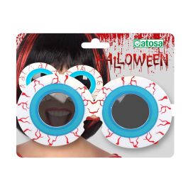 Gafas Ojos Saltones Rojos para Disfraces de Halloween - Accesorio Adulto Multicolor
