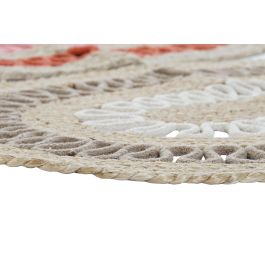 DKD Home Decor Alfombra de Baño Basicos Multicolor Yute Algodón 1400gsm 50x80 cm Juego de 6 Unidades