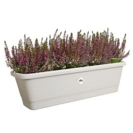 Elho Noa Balconiere L - Gris - L 65 x B 20 x H 18 cm - Balcón exterior - 100% reciclado Elho Noa Balconiere L - Gris - L 65 x B 20 x H 18 cm - Balcón exterior - 100% reciclado
