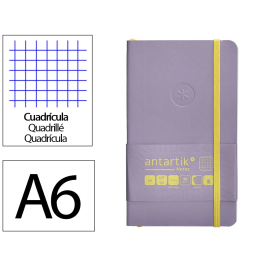Antartik Cuaderno A6 Tapa Blanda Cuadriculado Morado y Amarillo 100 Hojas 80gr FSC Precio: 4.49999968. SKU: B1A48D66S7