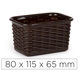 Plasticforte Bandeja nº 5 Mimbre Colores Surtidos Plástico 80x115x65 mm Precio: 13.50000025. SKU: B17KJLMFFF