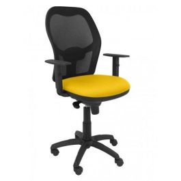 Silla Piqueras Y Crespo Jorquera Brazos Regulables Mecanismo Sincro Con Regulador De Tension Respaldo De Malla Negra Y Asiento Tapizado Bali Amarillo Precio: 319.50000027. SKU: S5702828
