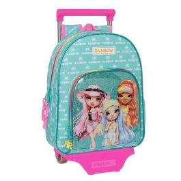 Mochila Escolar con Ruedas Rainbow High Paradise Turquesa 28 x 34 x 10 cm Precio: 20.50000029. SKU: B13WV9SL3T