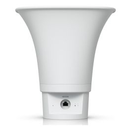 Ubiquiti (UI) UP-AI-Horn-Speaker-W Altavoz IP66 para Exterior de 1 vía, Alimentación PoE, 120 dB, Montaje en Pared, Blanco