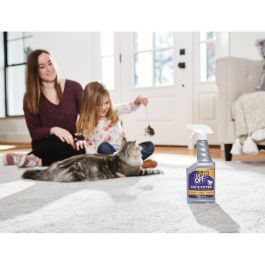 Urine Off Espray Eliminador de Manchas y Olores de Orina para Gatos y Gatitos - Ecológico, Inodoro, Previene Marcaje 500 ml