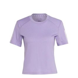 Camiseta de Manga Corta Mujer Adidas HR7845 Ciruela (XS)