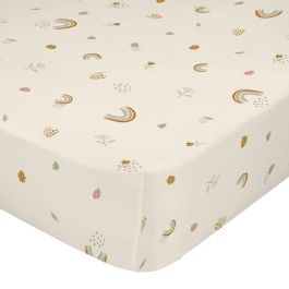 Sábana Bajera HappyFriday Iris Beige Multicolor 70 x 140 x 14 cm Precio: 18.69000001. SKU: B1J5HG5HG6