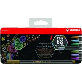 Stabilo Rotuladores Pen 68 Metallic - Surtidos Metálicos, Estuche de Metal, 8 Unidades Precio: 14.49999991. SKU: B1J6QP2X46