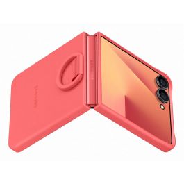 SAMSUNG Ring Case Silicone para Galaxy Z Flip7 - Rojo