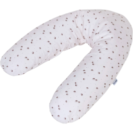 Tineo Almohada de maternidad TIN3275052061607, jersey de algodón crudo con estampado de erizos