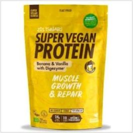 ISWARI Super Vegan Protein Fitness Batido Platano-Vainilla 350Gr Vegano Sin Gluten Post-Entrenamiento Precio: 20.9500005. SKU: B13AFHDVHS