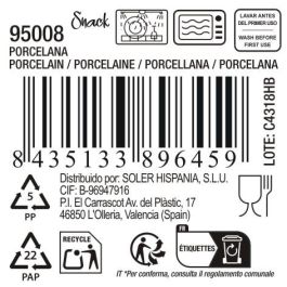 La Mediterranea Bol Snack 280 ml Ø12x6 cm (72 Unidades)