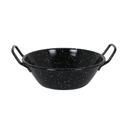 La Estrella Paellera Honda Bordonada Jaspeada 20 cm - 1.4 L (8 Unidades)