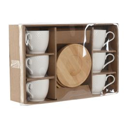 Cafe Basicos DKD Home Decor Blanco Natural 8 x 7 x 11 cm Set de 6 Cafe Basicos DKD Home Decor Blanco Natural 8 x 7 x 11 cm Set de 6