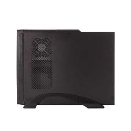 Unykach Caja de Ordenador Micro ATX Slim Negra con Fuente de Alimentación 450W Integrada, 2x USB 2.0, 2x USB 3.0, 1x USB Tipo-C